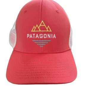 Patagonia Snap-back Trucker Hat in Size Small - Coral NWOT